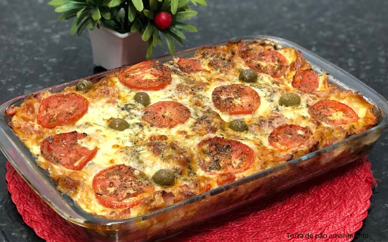 Torta de Pão Amanhecido, perfeita