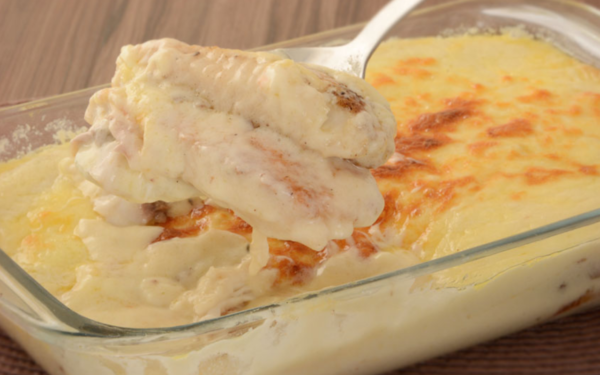 Fiz esse peixe empanado em 3 passos e o molho branco deixou irresistível